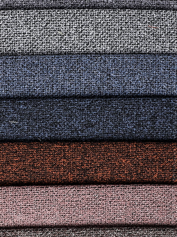 Mandalay tolg fabraicí línéadach poileistir dhá dhath fite