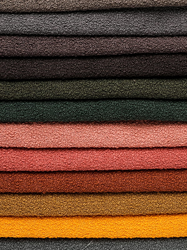 Poileistear agus tolg línéadach poileistir lúb féithleann agus línéadach